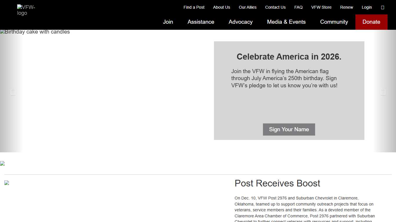 The Veterans of Foreign Wars of the U.S. - VFW